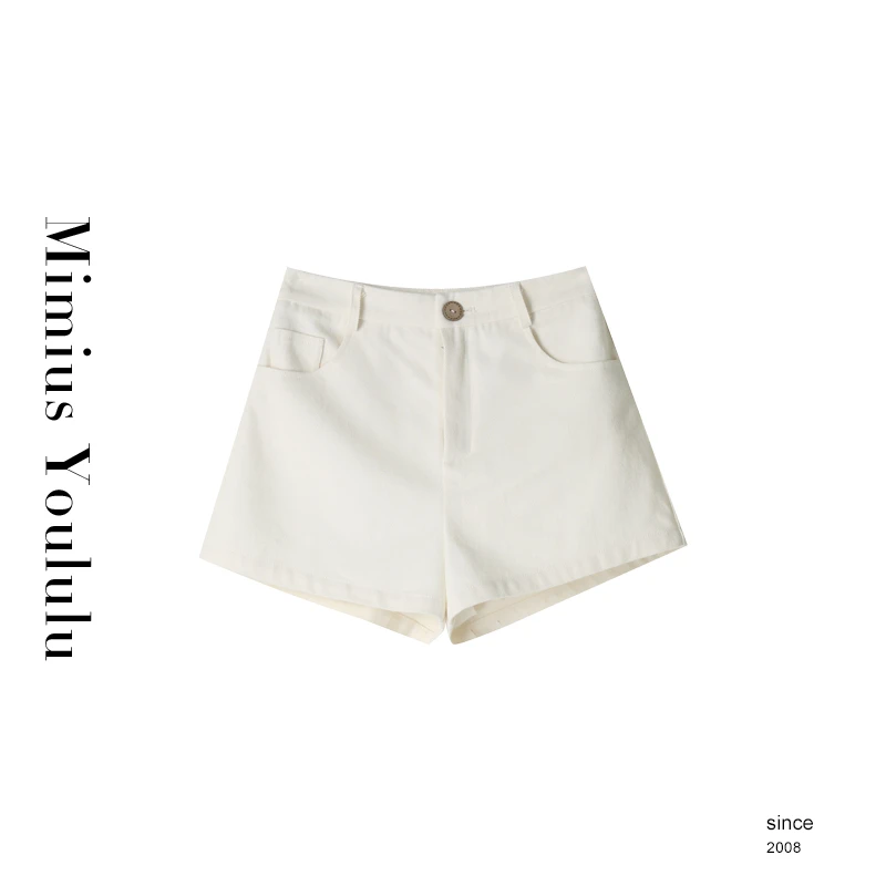 【mimius】&七七 海盐特调 韩系甜美格子衬衫+休闲短裤 G02077