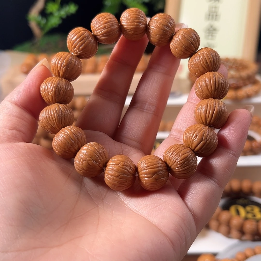 手串猴头核桃原皮原色同尺土豪