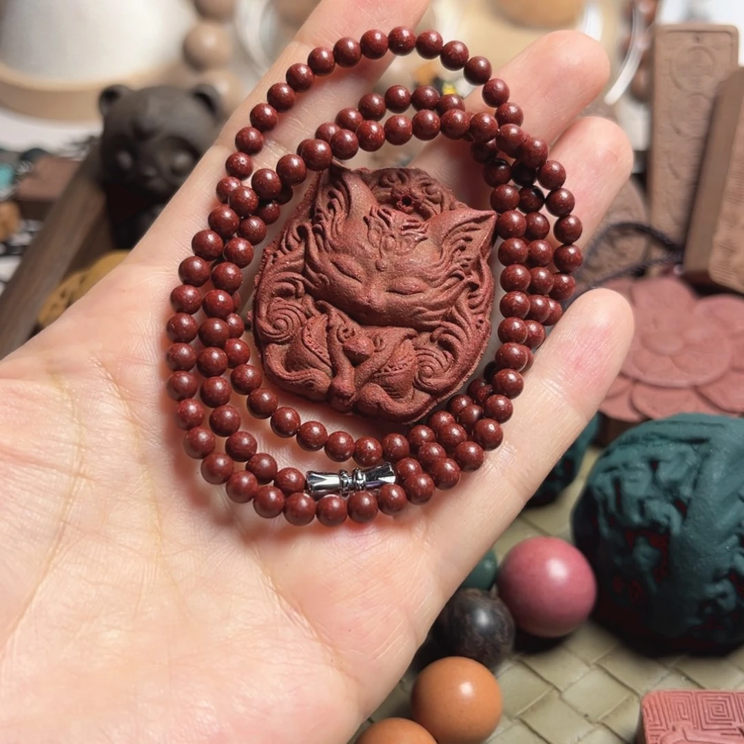 泥塑百花麝香0.4的脖挂➕凤九牌牌