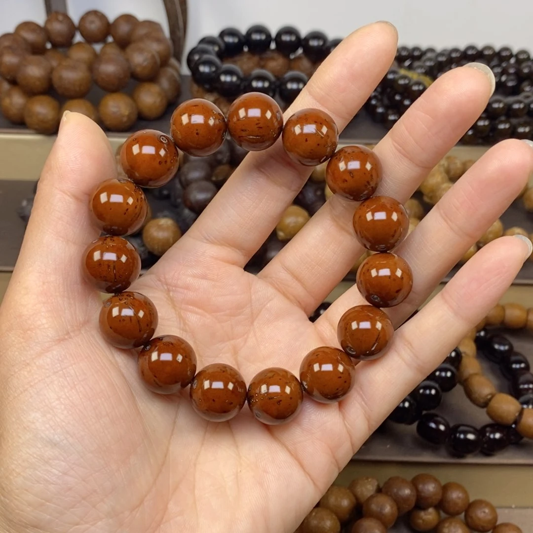 紫金鼠吊坠㊗️****15红皮光珠