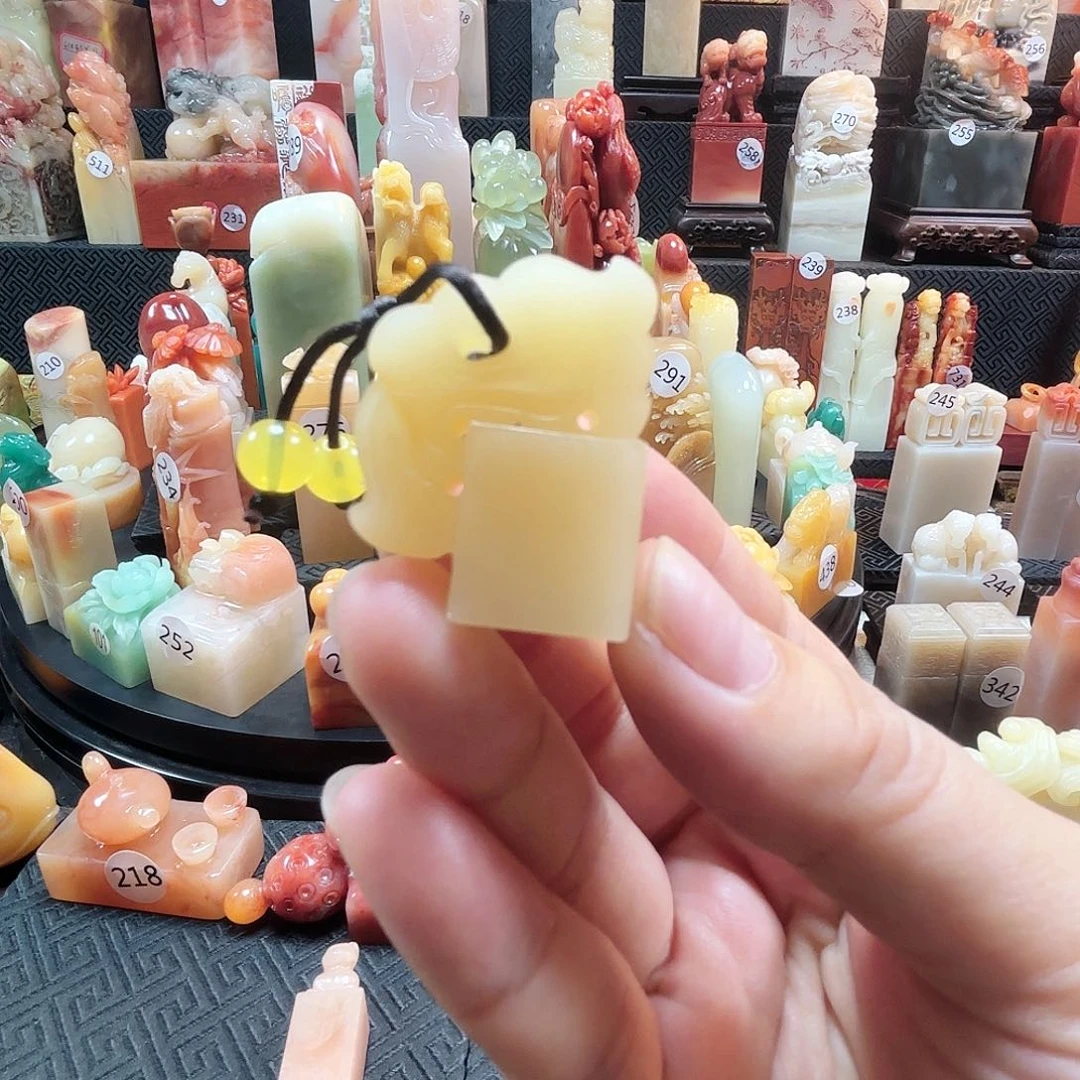 寿山石其他芙蓉玄鸟