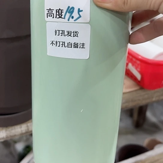 多肉绿植陶瓷花盆9.9包邮，有孔