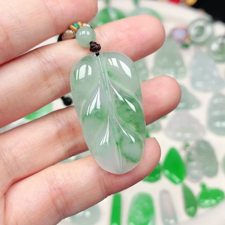 颈饰未镶嵌翡翠缅甸天然A货翡翠