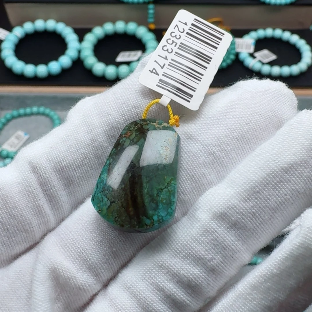 绿松石挂件未镶嵌