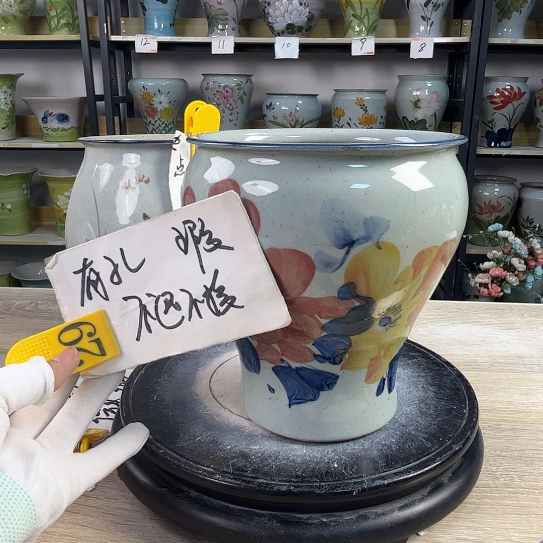 罐1tc景德镇陶瓷花盆
