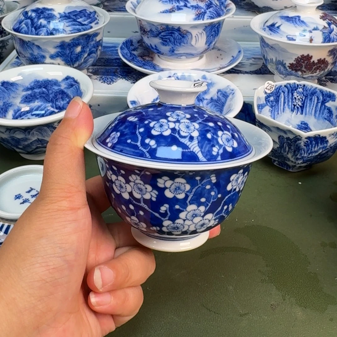 景德镇纯手绘茶具圆圆270