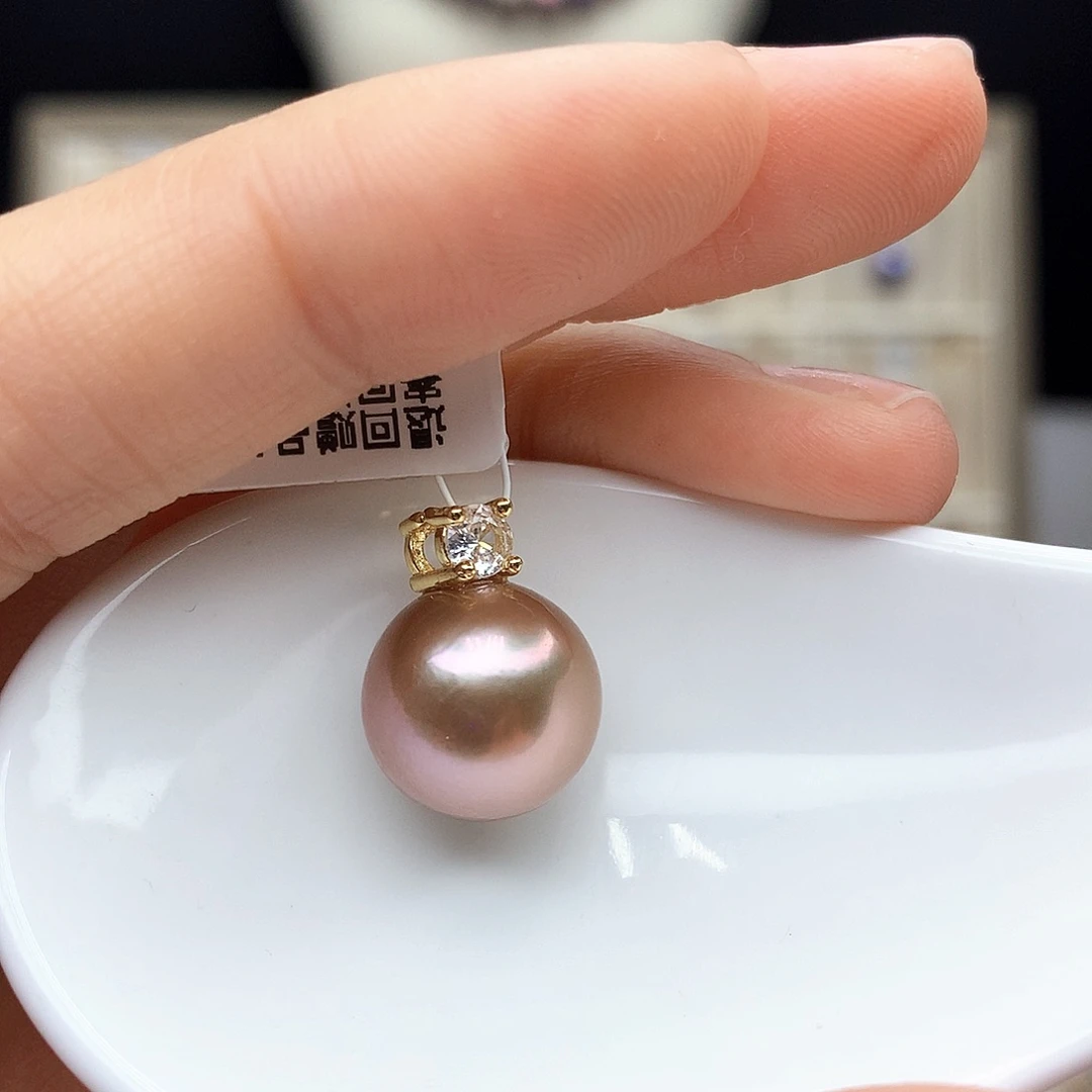 合金淡水珍珠颈饰