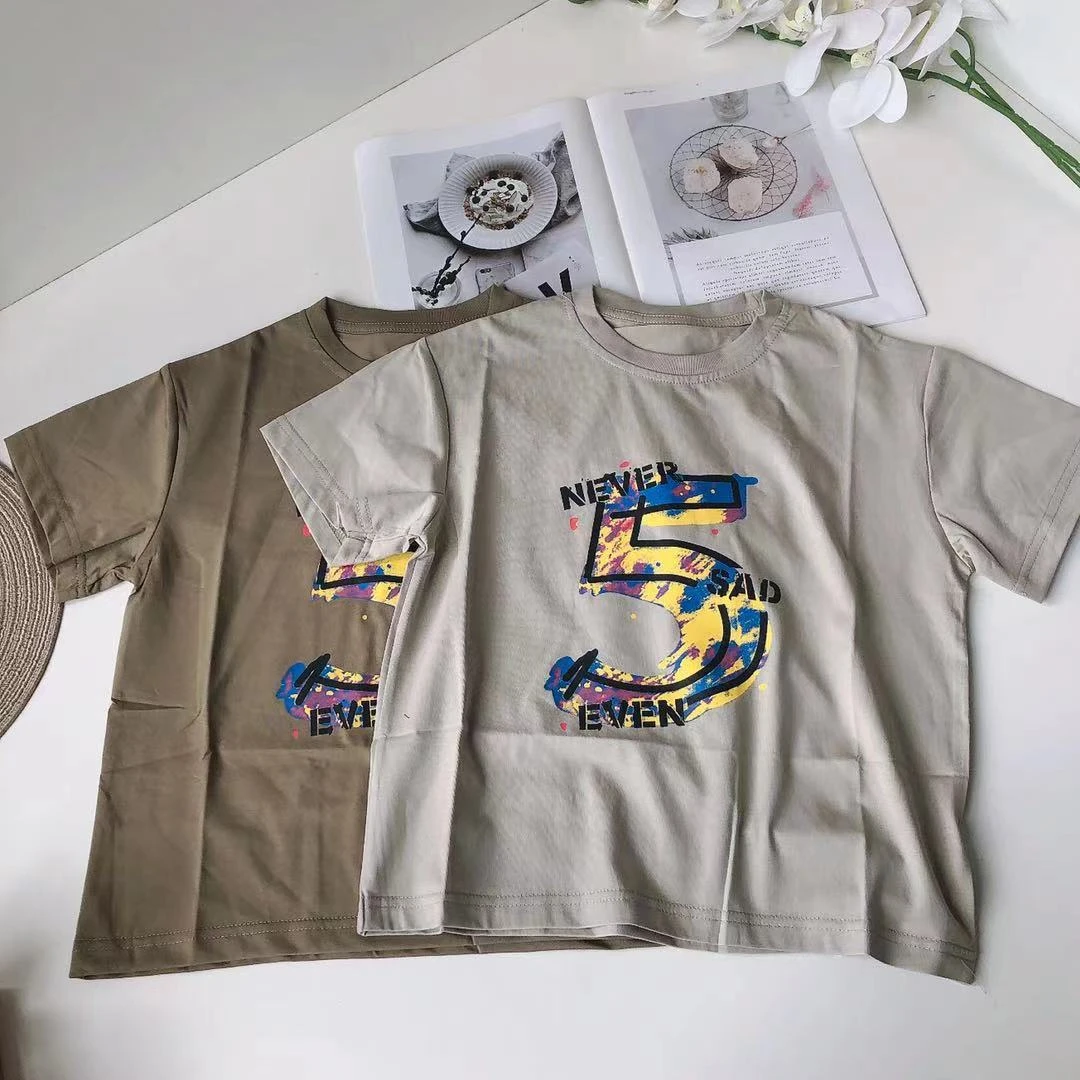 A200儿童夏季短袖T恤5数字款