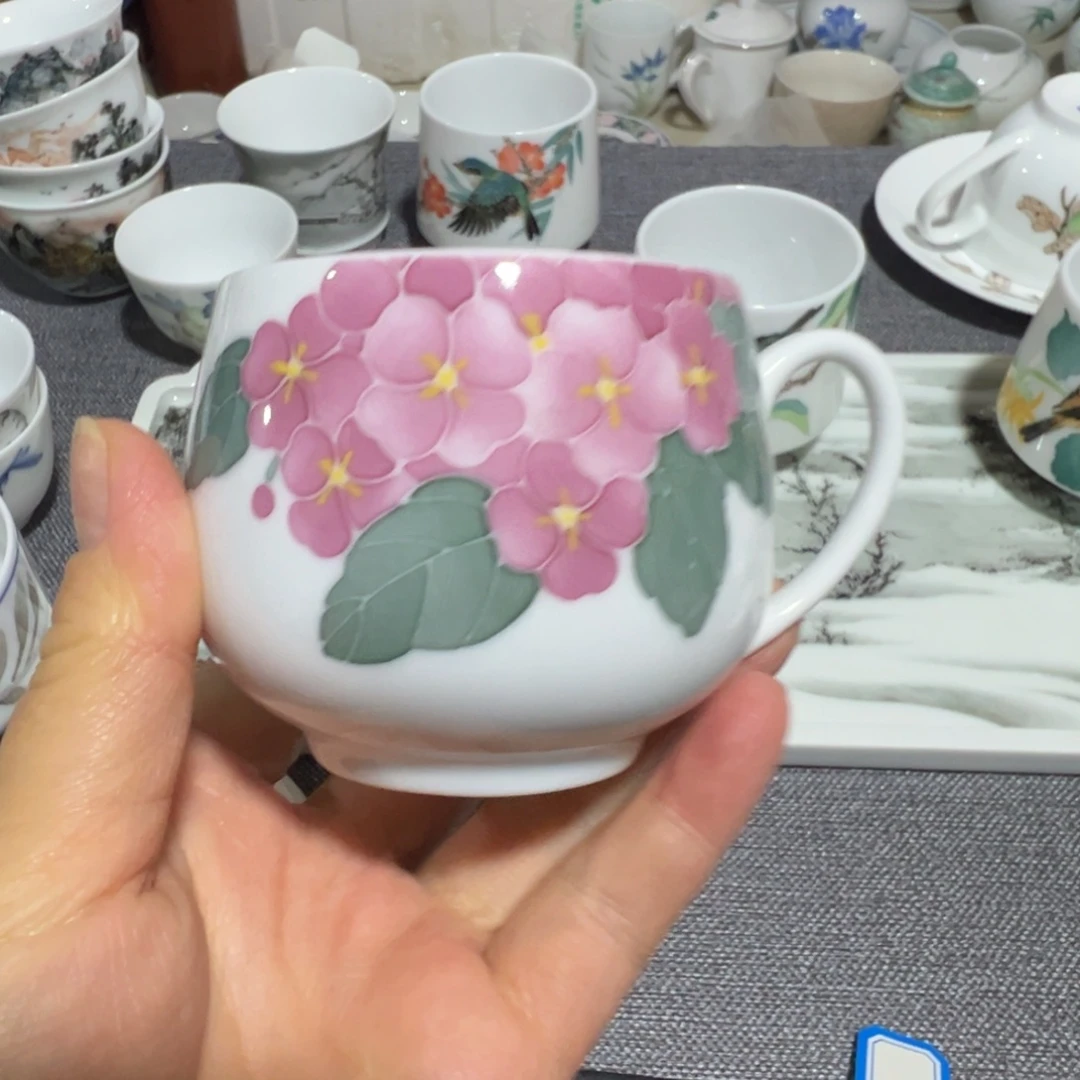 醴陵高温瓷器手绘150毫升