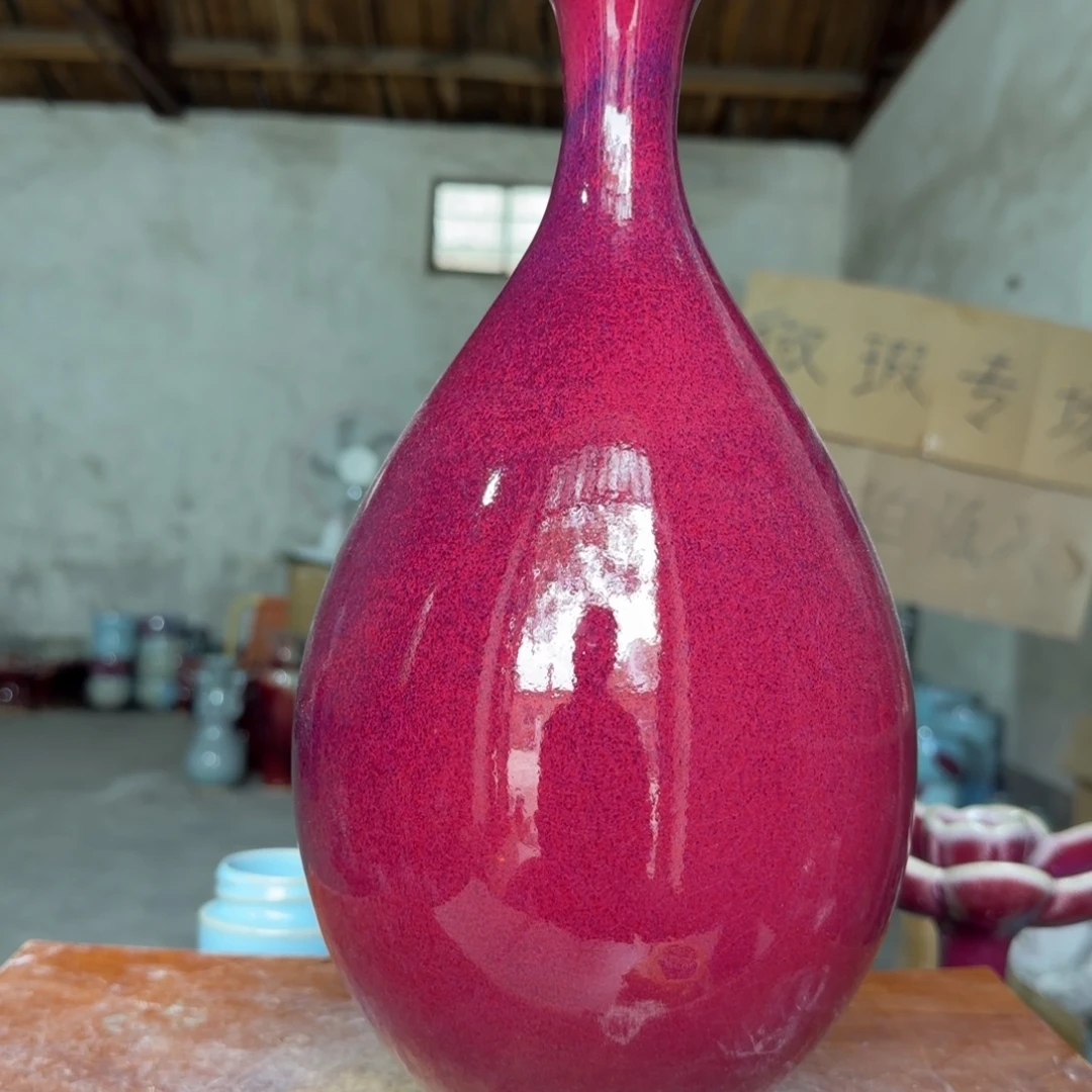 摆件郑家钧窑摆件微瑕