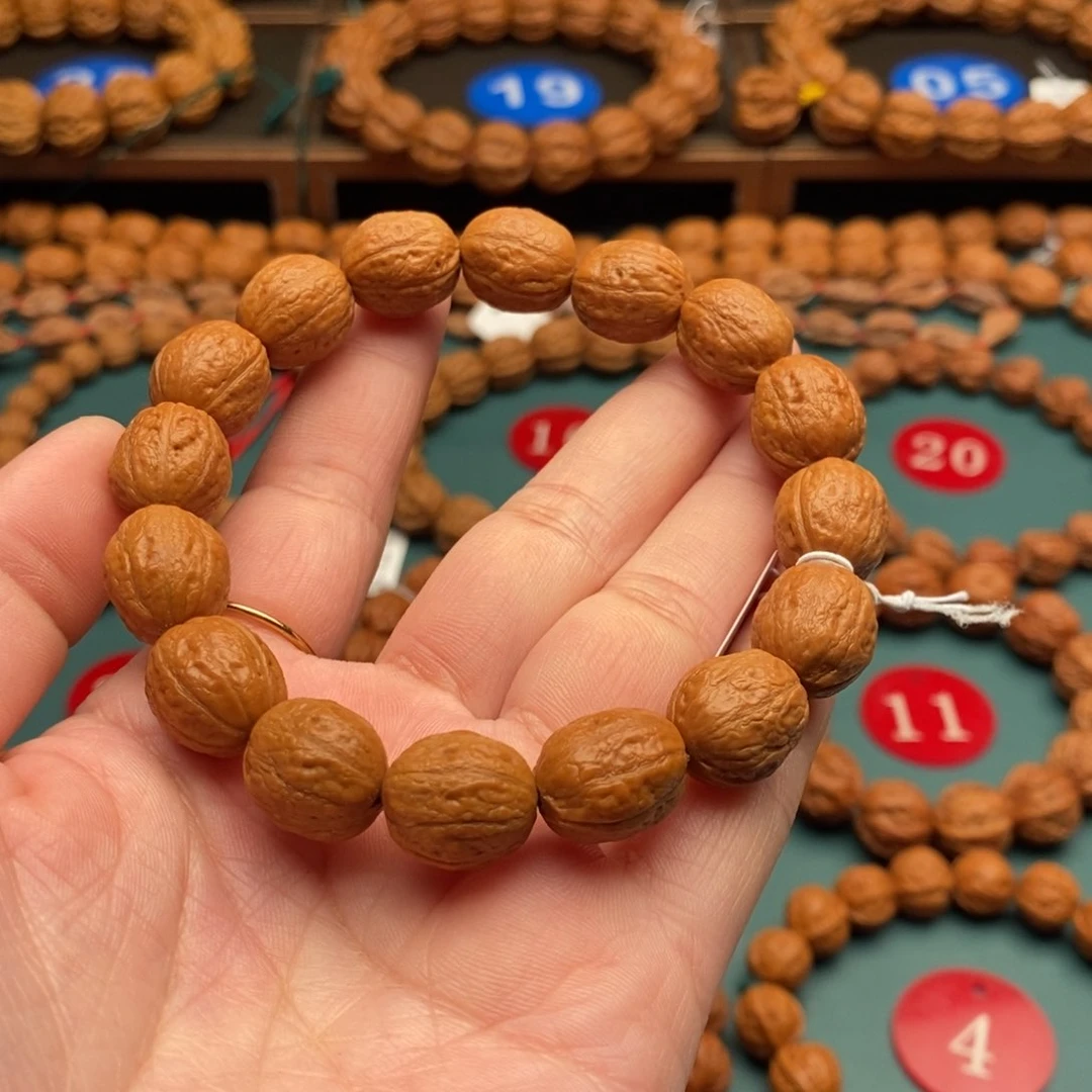 文玩核桃手串13尺寸金豆