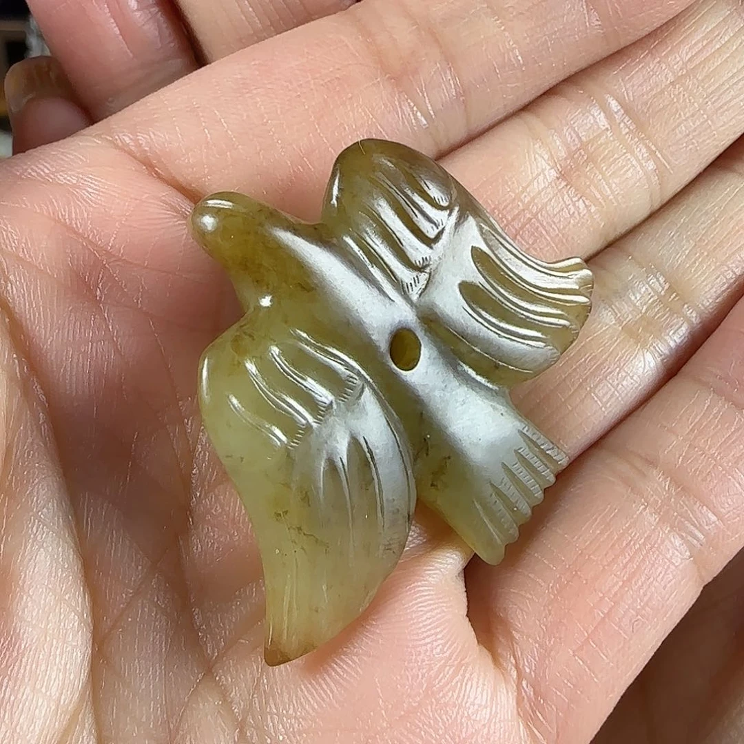 和田玉（糖玉）挂件未镶嵌