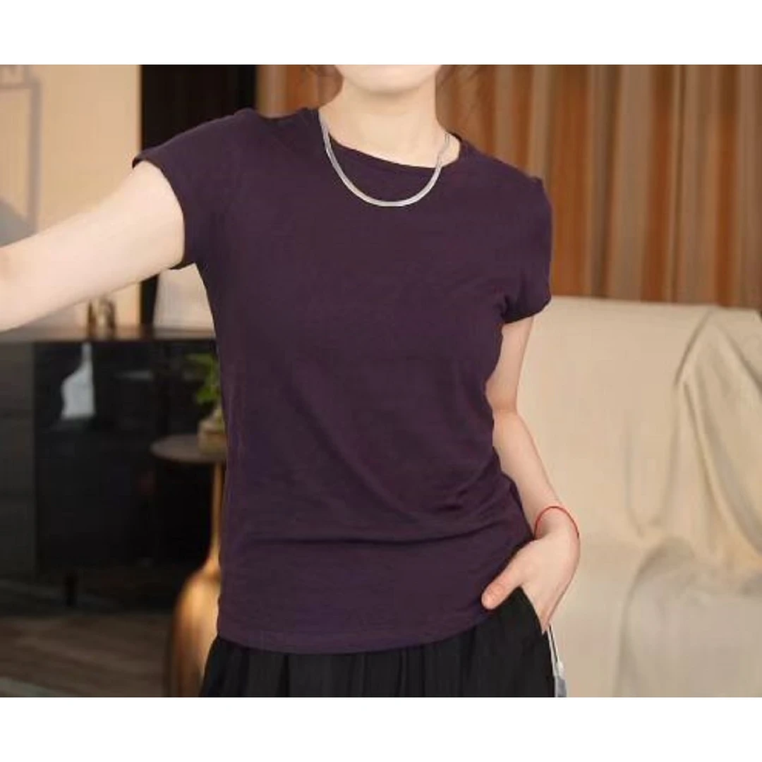 时尚圆领短袖T恤