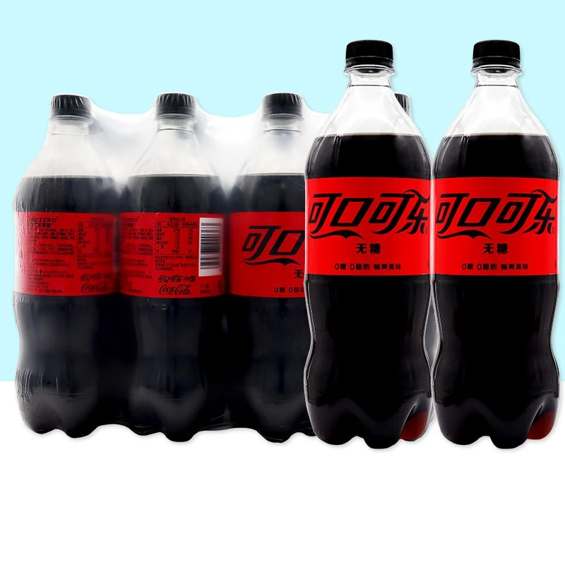 可口可乐 零度无糖可乐汽水888ml*12瓶 夏季畅饮 多省包邮