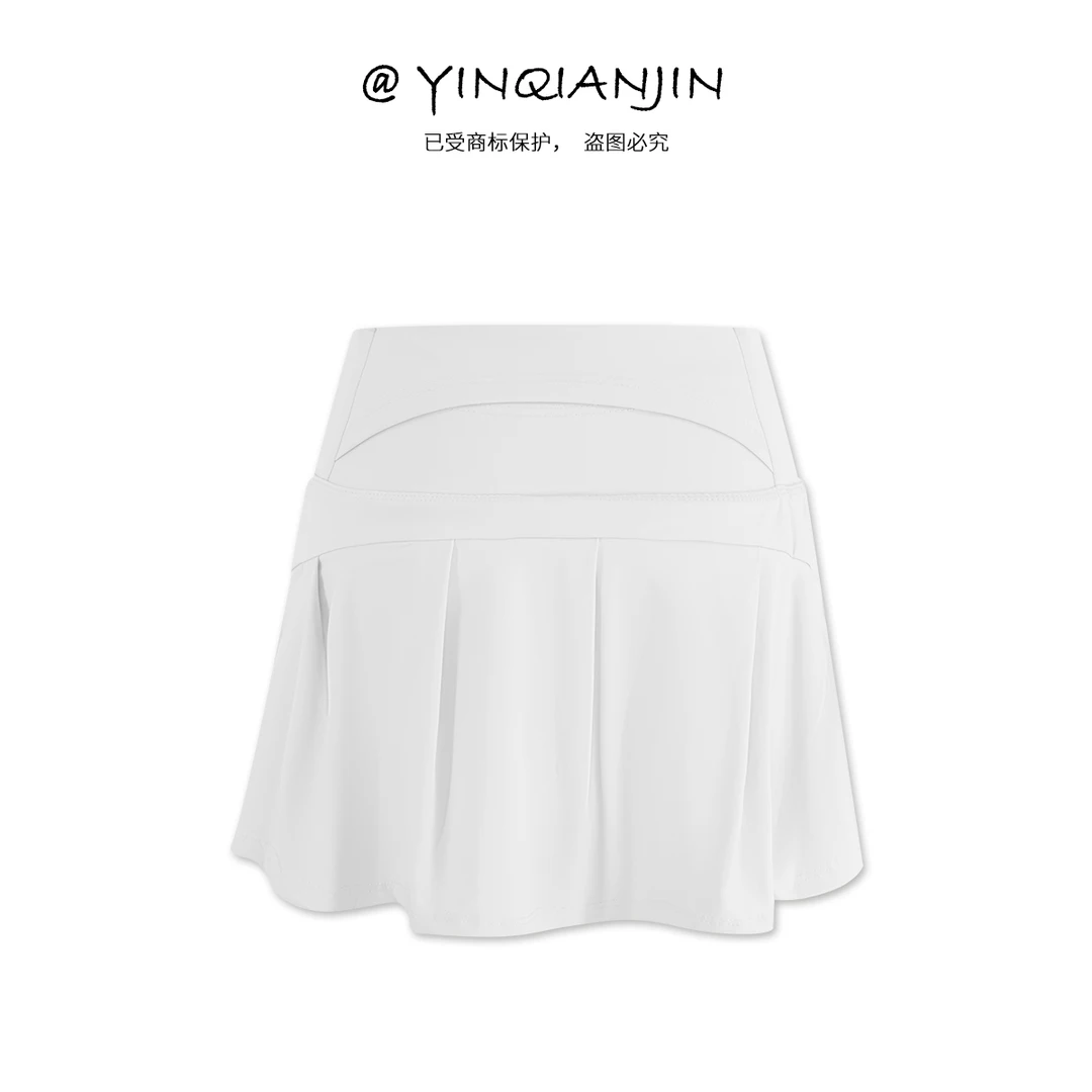 *尹千金*【夏日限定】网球必备速干面料运动瑜伽健身半身裙Q256170