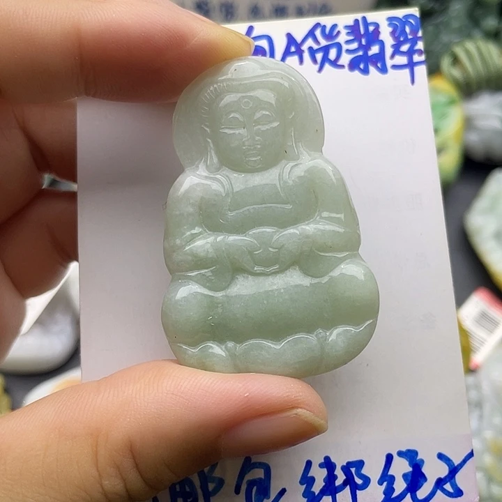 颈饰未镶嵌翡翠天然翡翠