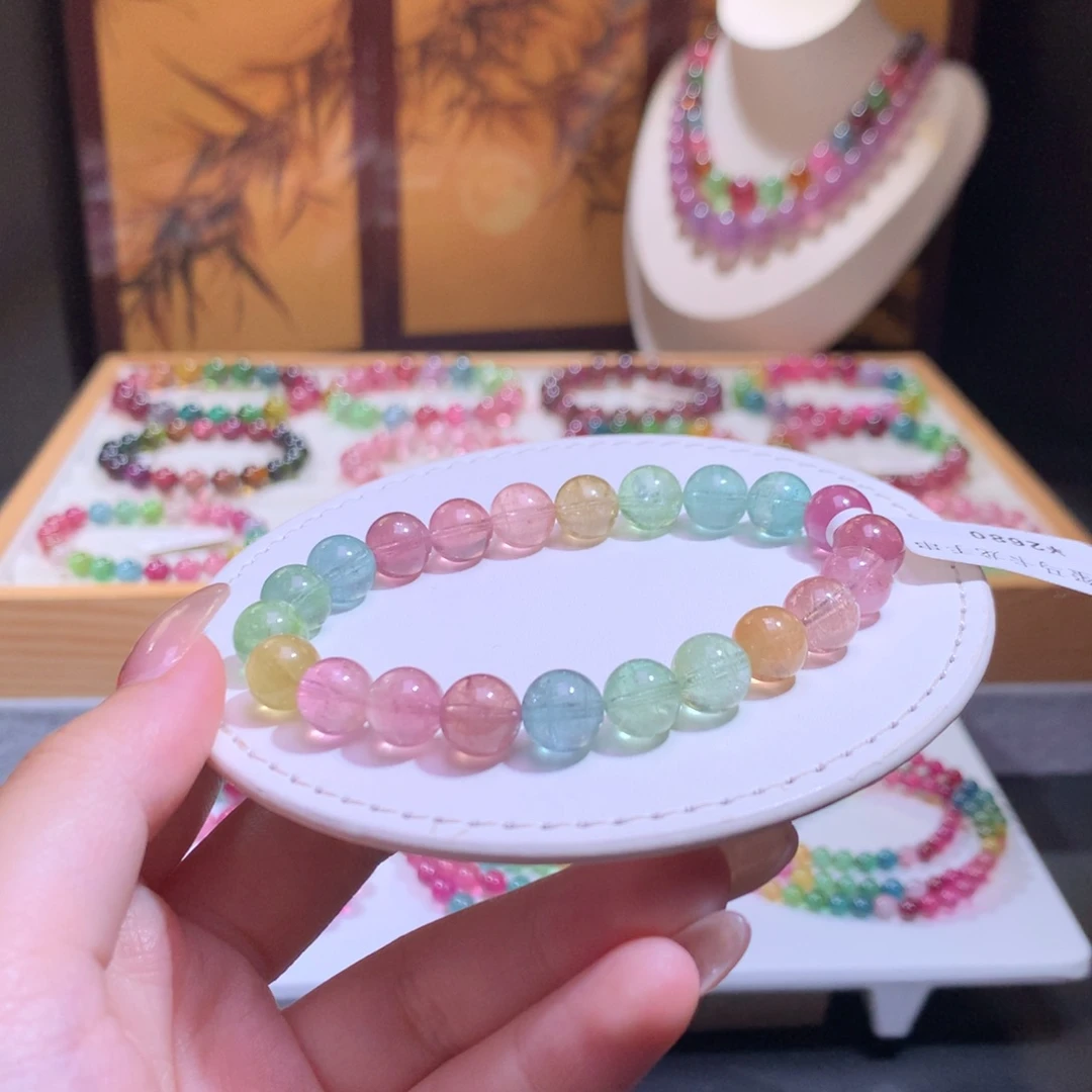 未镶嵌手链碧玺碧玺