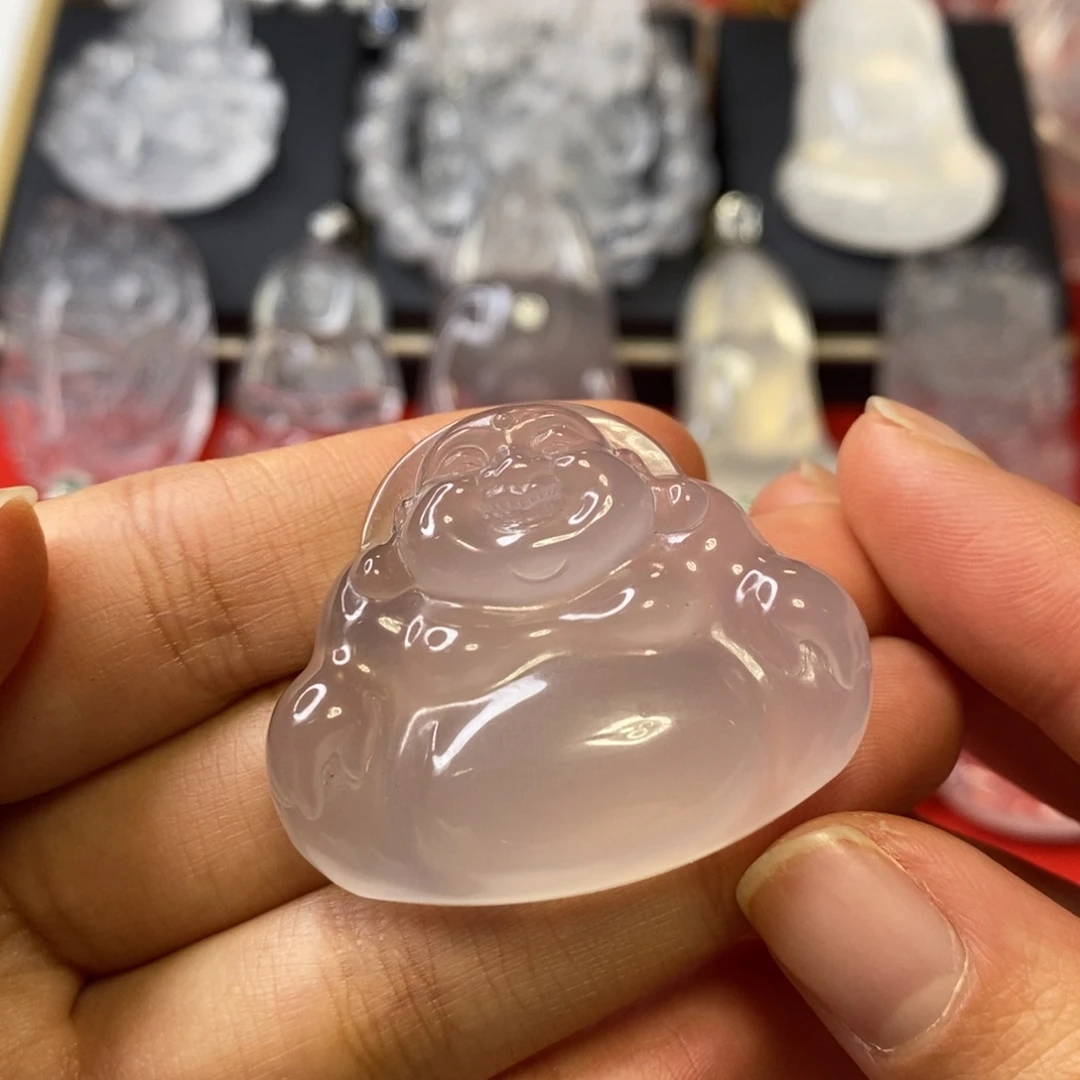 石英质玉未镶嵌吊坠