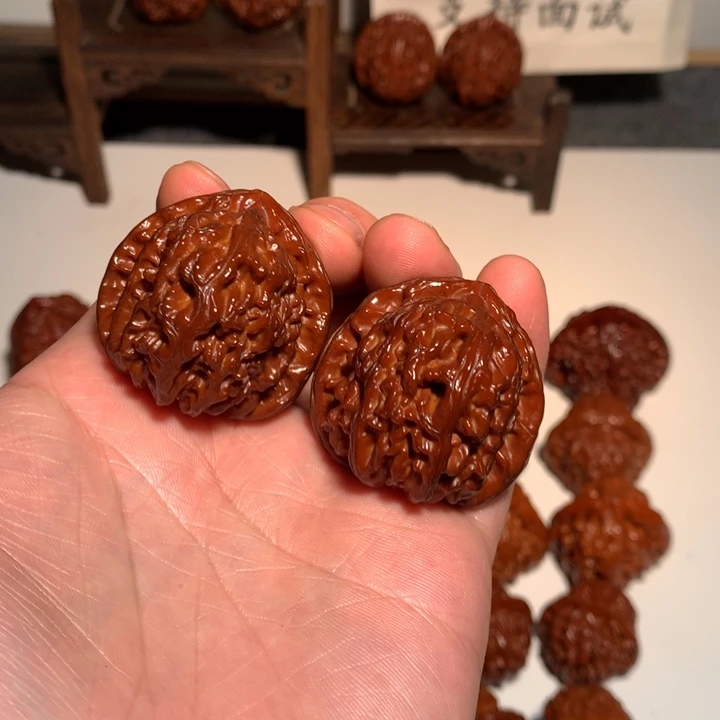 桃核吊坠白狮子9WCH#00#