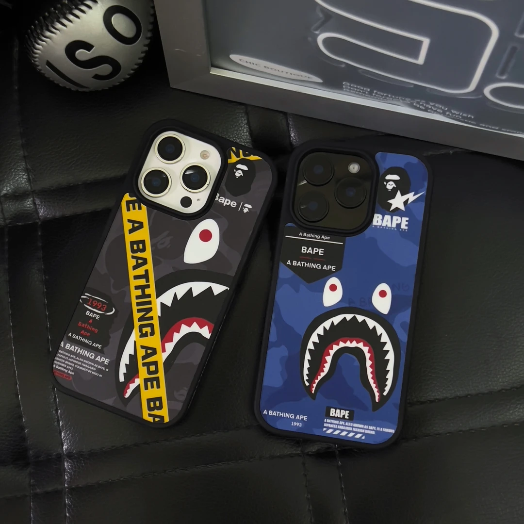 新品潮牌鲨鱼嘴适用iphone17promax创意防摔苹果16/17p全包手机壳