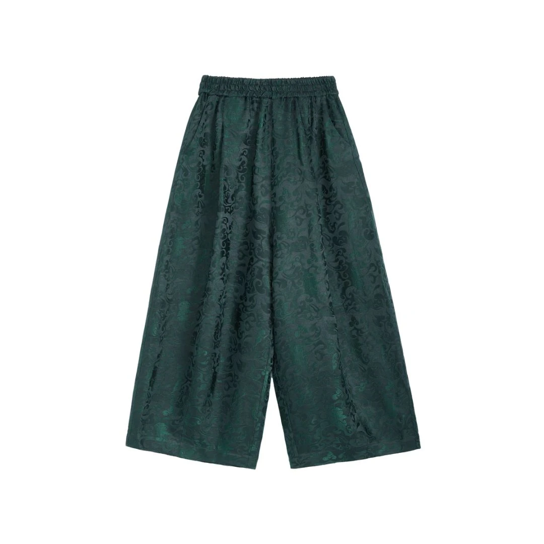 【福意】重缎萝卜裤