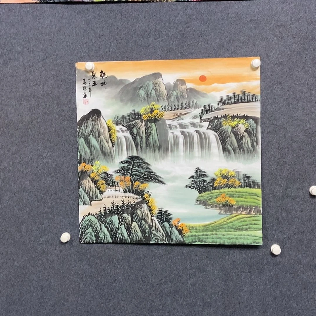 国画四尺斗方一幅