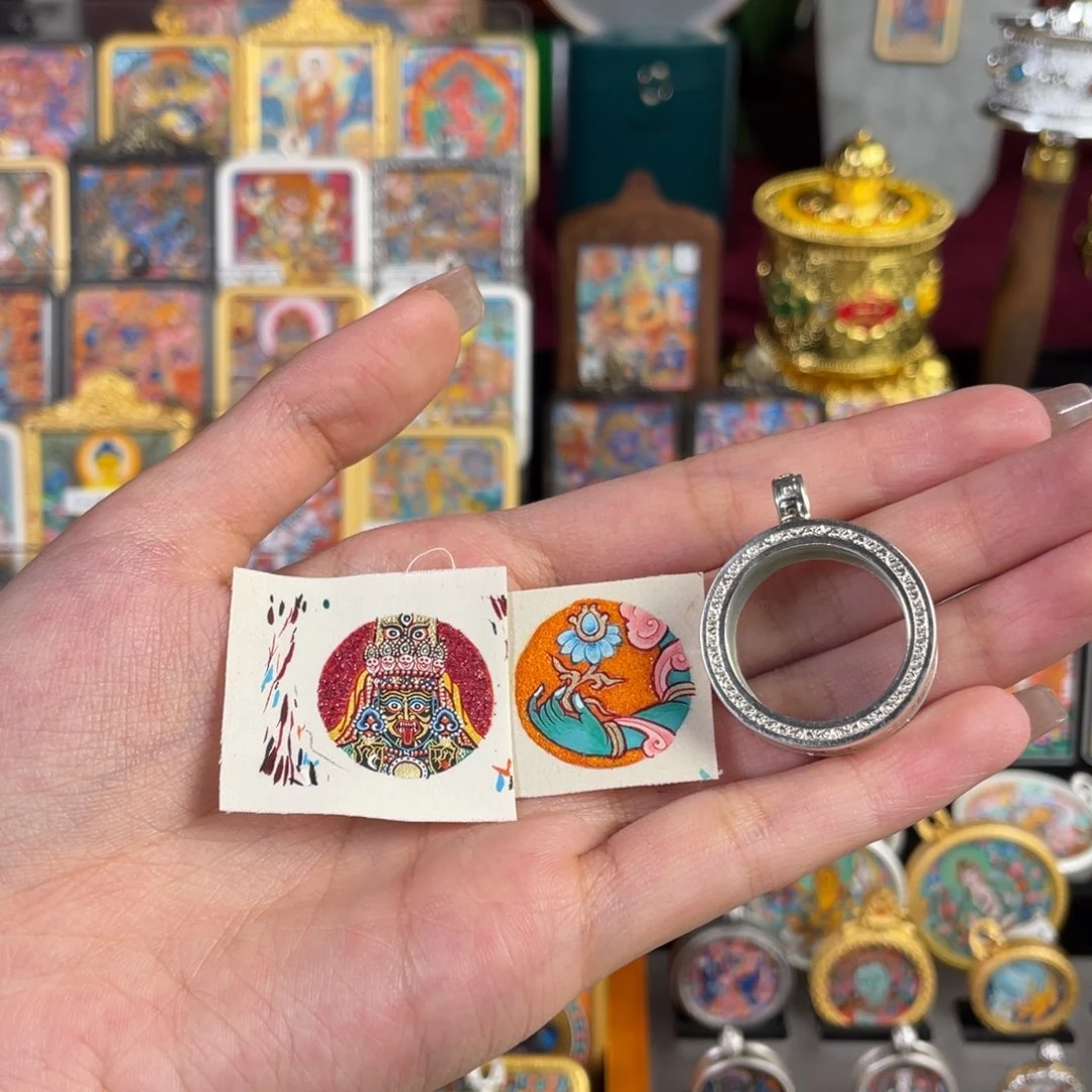 装裱画米***多小鱼热贡手绘艺术