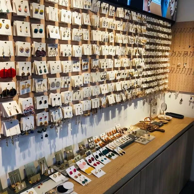 铜合金耳饰 日韩金色韩版韩式女耳钉百搭欧若精灵风