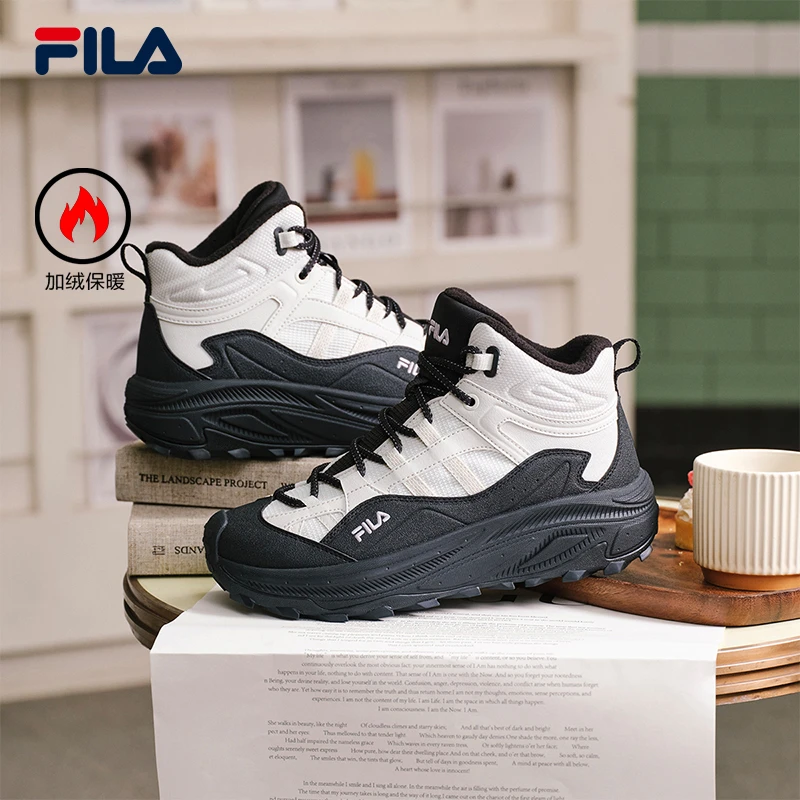 【加绒保暖中帮满天星2代】Fila/斐乐情侣秋冬运动休闲舒适老爹鞋