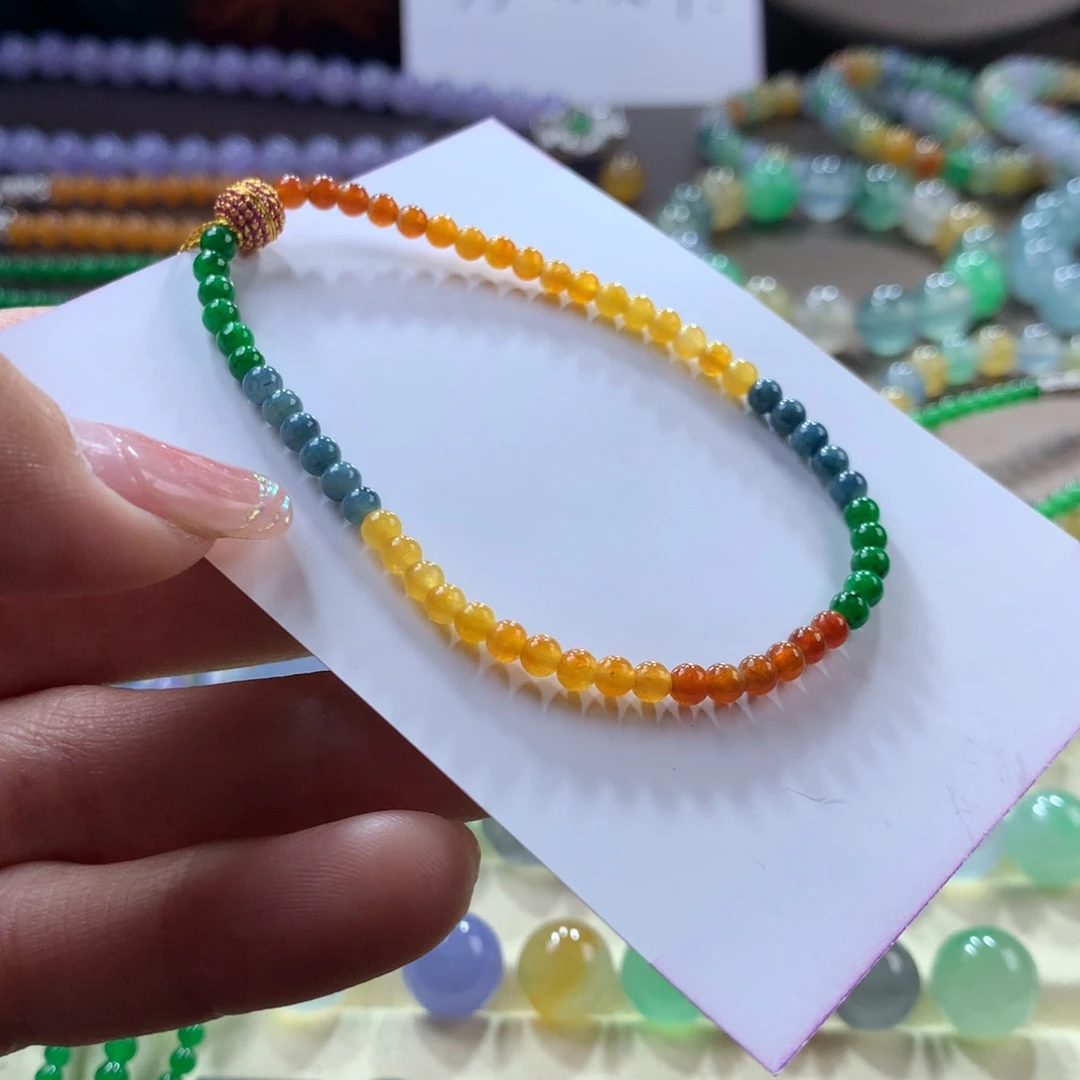 翡翠手链未镶嵌多宝小米卡3.3