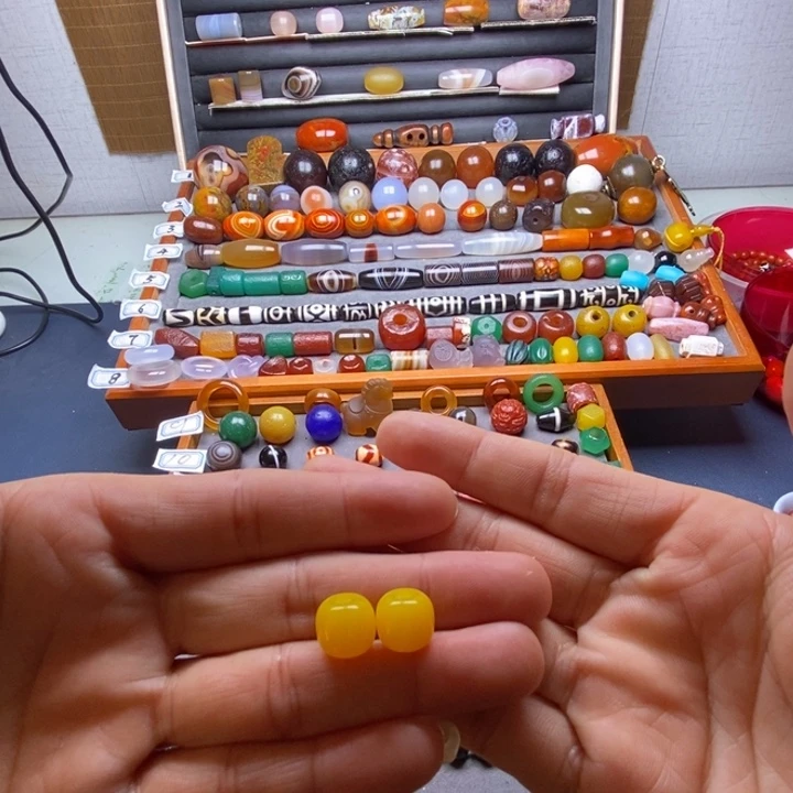 玛瑙/玉髓未镶嵌巴西玛瑙饰品桶珠