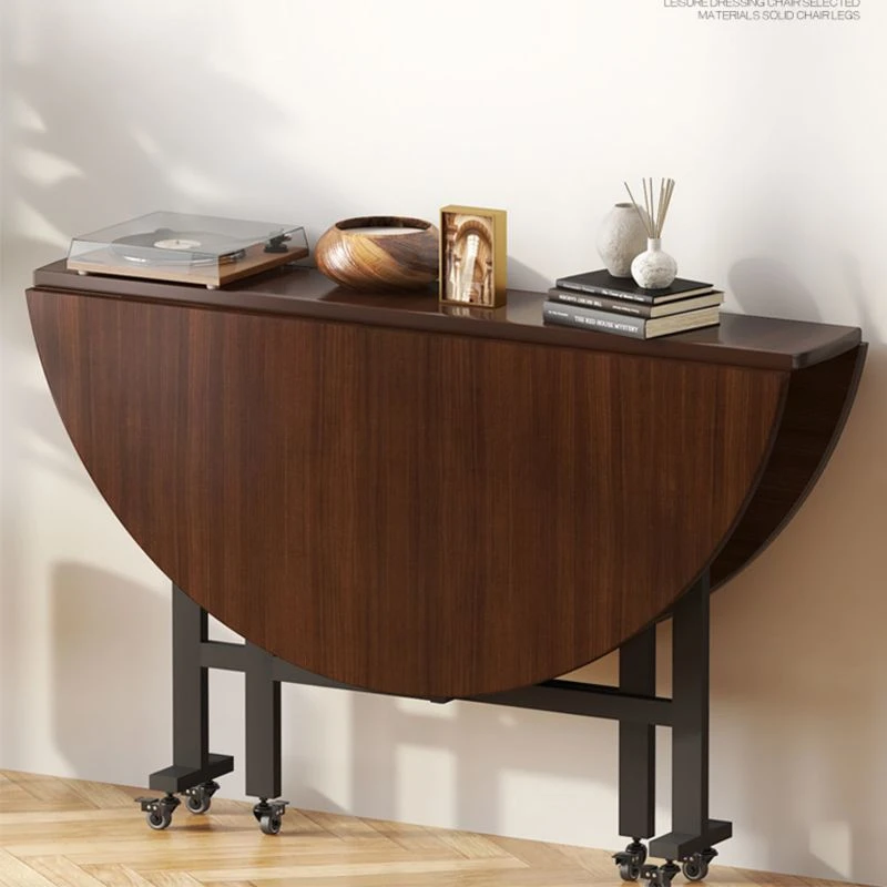 折叠桌可移动简易圆形桌子创意餐桌饭桌家用小户型农村折叠大圆桌