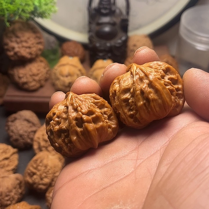 吊坠文玩核桃白狮子生命之源