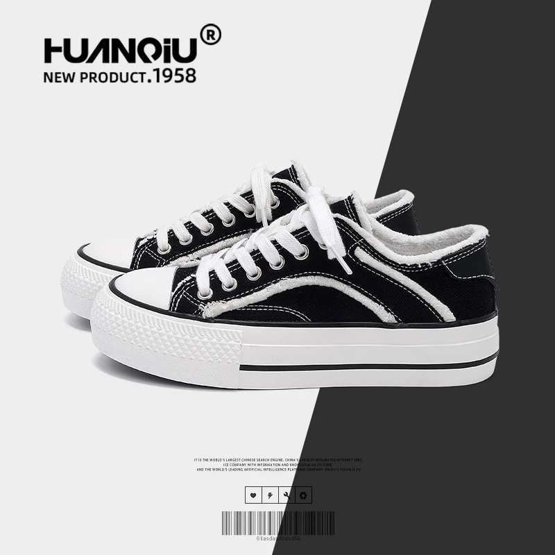 环球爆款帆布鞋女2025新款休闲女鞋低帮薄款时尚鞋子小众经典板鞋