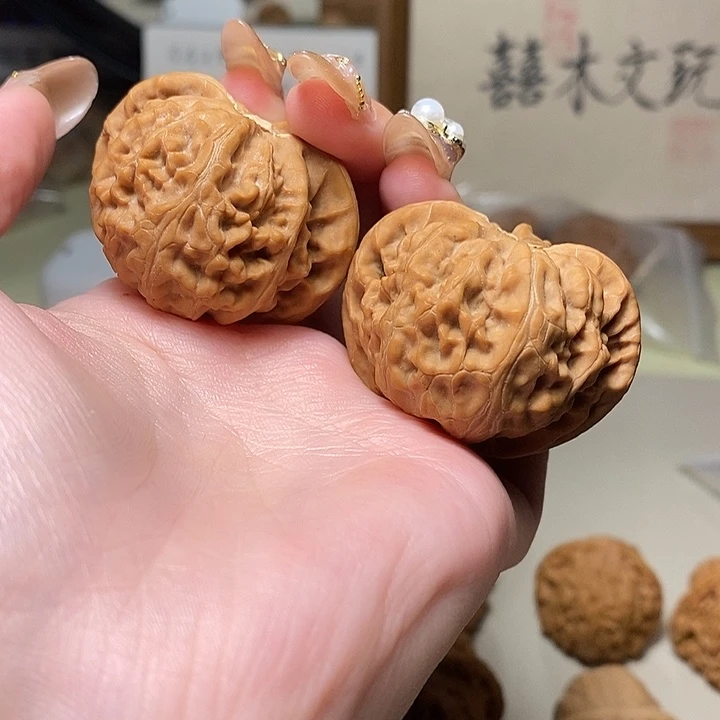 把件文玩核桃42+宫灯
