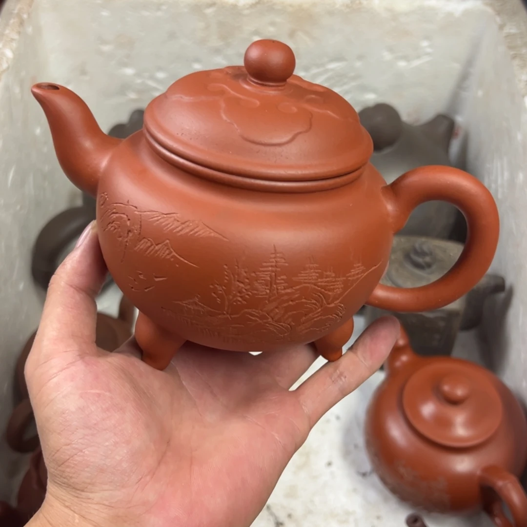 茶壶紫砂宜兴原矿紫砂壶500毫升容量
