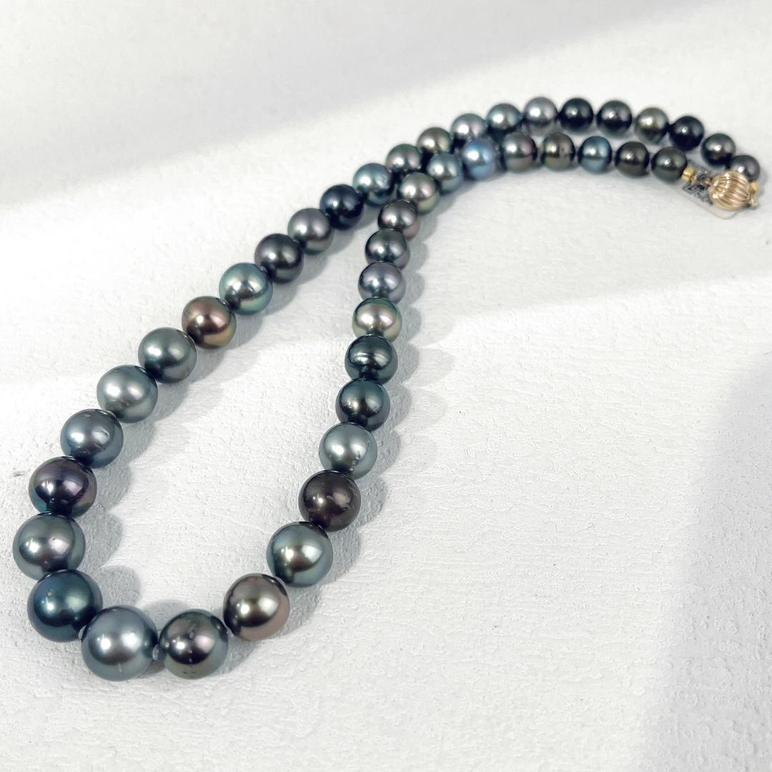 【雨然】海水大溪地珍珠项链 7-11mm/14k GRD （多样性发一）