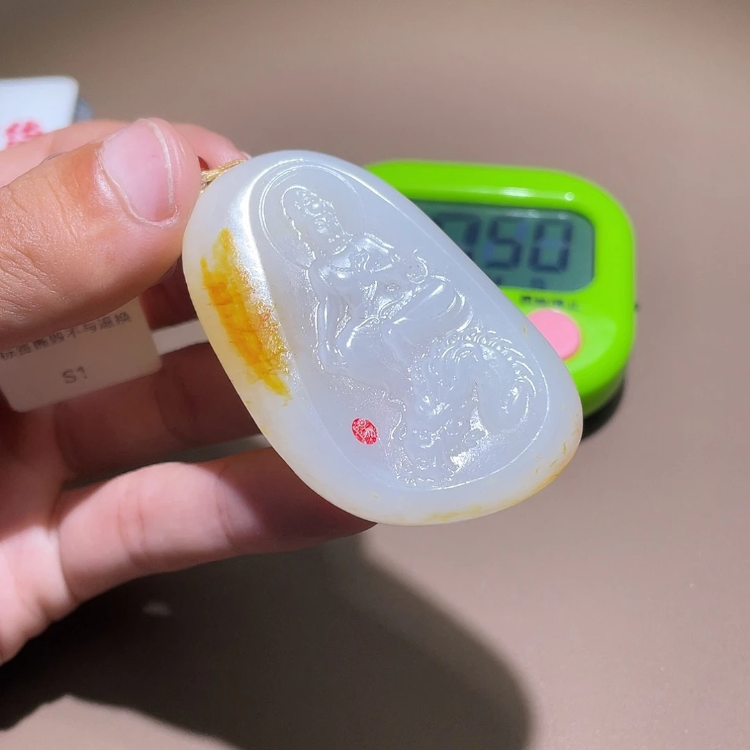 和田玉颈饰未镶嵌人*Z6