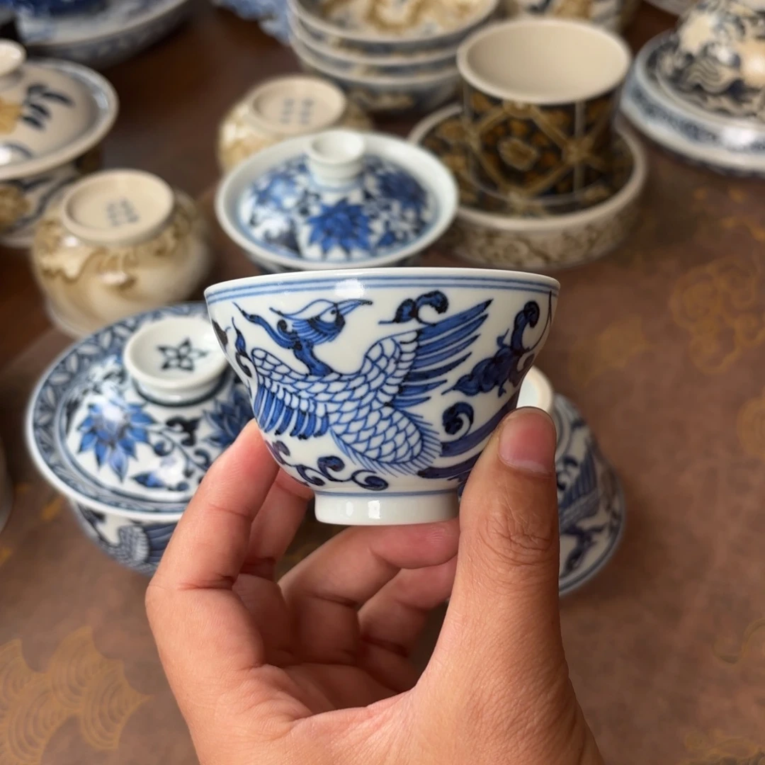 摆件景德镇手绘茶器