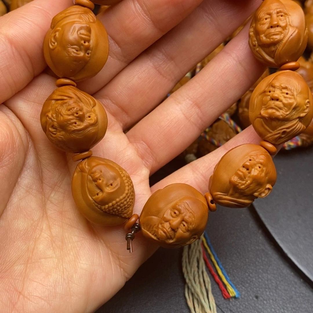 橄榄核吊坠三疯罗汉