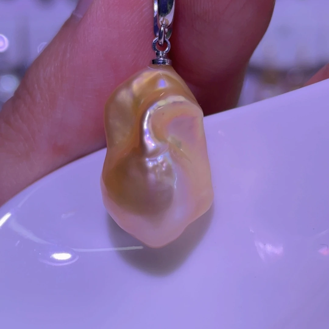 未镶嵌淡水珍珠天然淡水珍珠吊坠