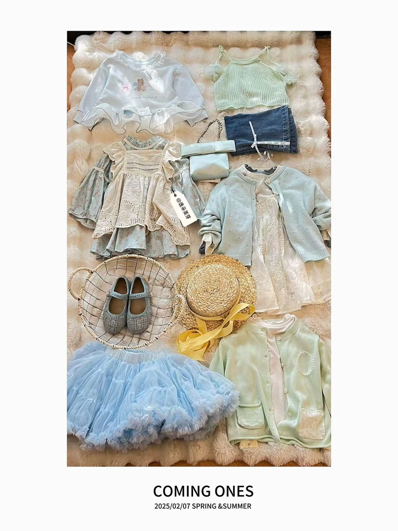 1THECOMING ONES 菜篮子春款女童组合装(仅衣服无篮子)