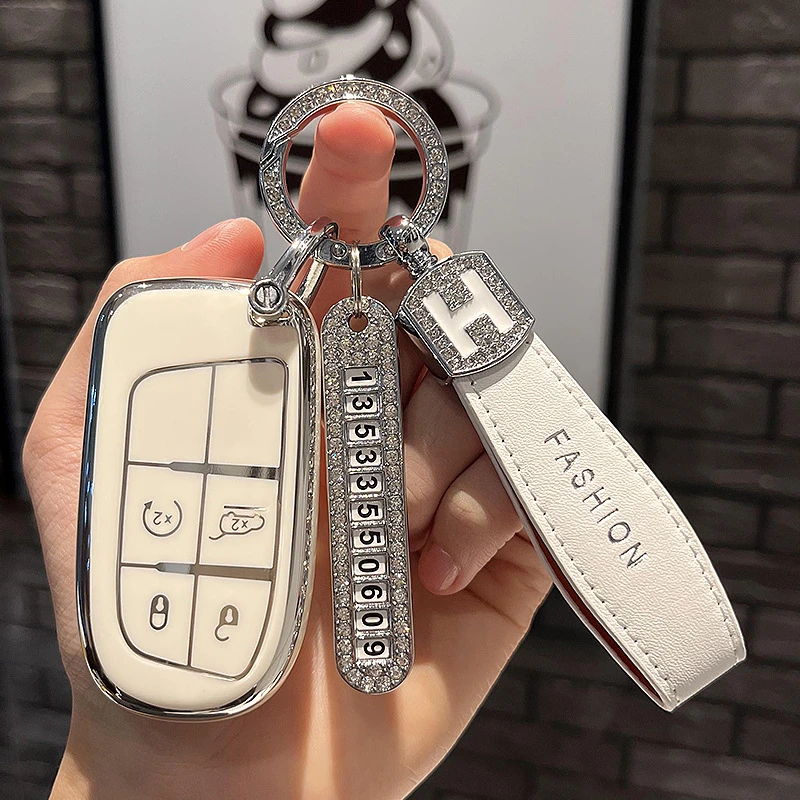 适用吉普jeep指南者钥匙套自由光大切诺基壳自由侠大指挥官汽车扣