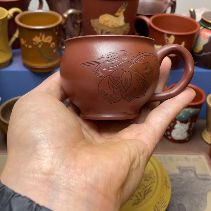 紫砂茶杯紫砂主人杯