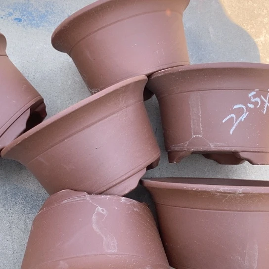 紫砂花盆100-6。22.2-12