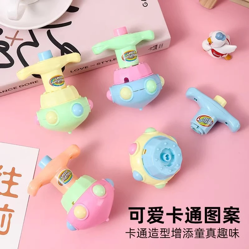 儿童发光玩具莲花陀螺七彩闪光音乐旋转创意陀螺益智玩具小礼品