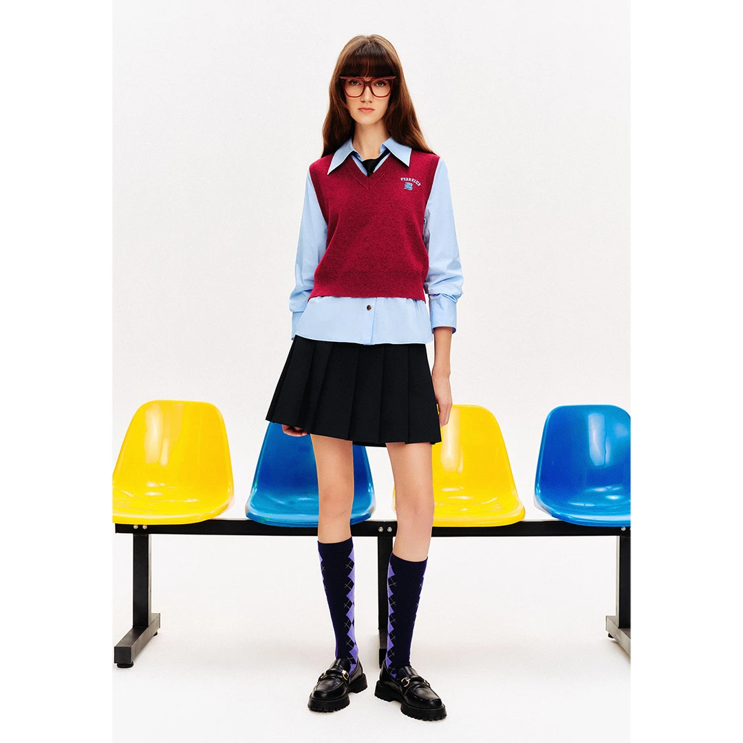 PSALTER诗篇新设计款简约时尚休闲经典学院风毛针织衫6C34106140