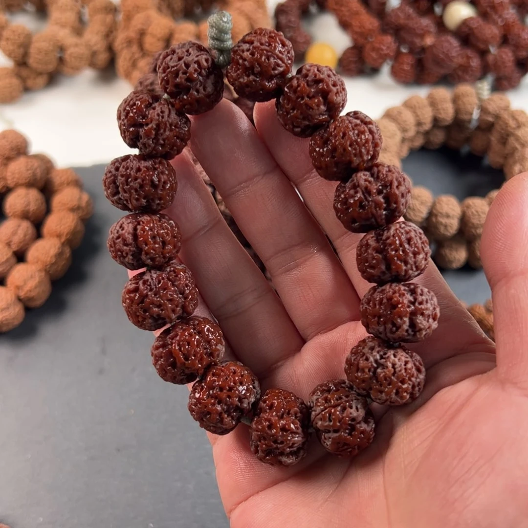 金刚菩提手串满肉梅花双龙超头20