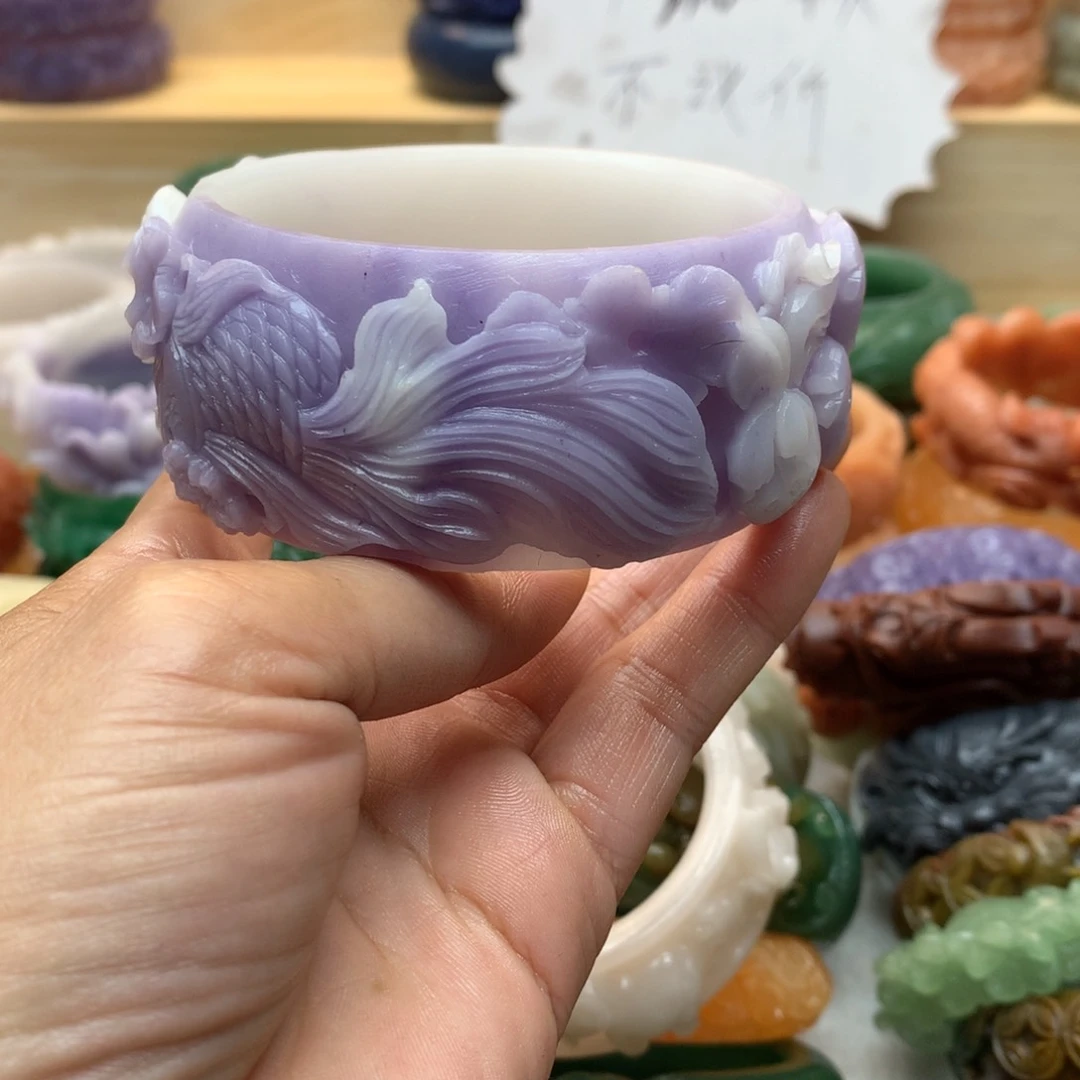 未镶嵌手镯石英质玉✨**?