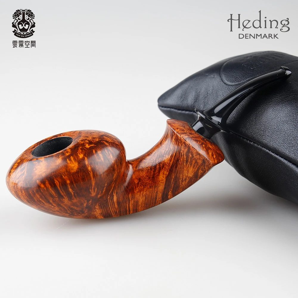 丹麦彼得·黑丁石楠木烟斗男士进口石楠木烟具手工烟斗自由式